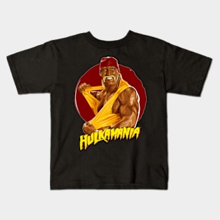 Hulk Hogan T-Shirt art Kids T-Shirt